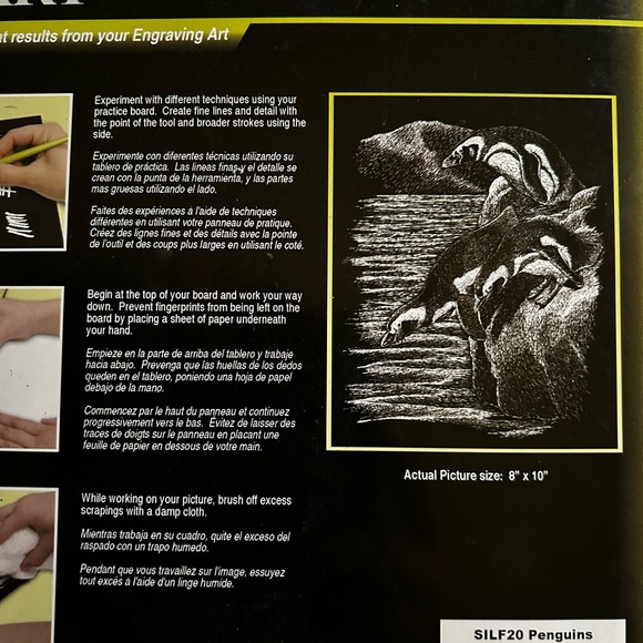 Royal & Langnickel Engraving Art Set - 8x10, Set of Two, New in Package - Picture 6 of 8